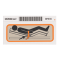 Hillrom Label, Restraint, Wrist, RH - 18570402