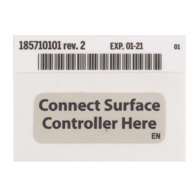 Hillrom Label, Surface Comm, English - 185710101