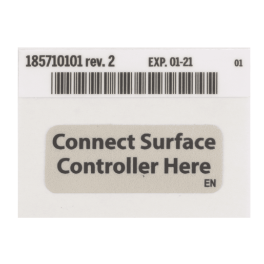 Hillrom Label, Surface Comm, English - 185710101