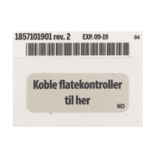 Hillrom Label, Surface Comm, no - 1857101901