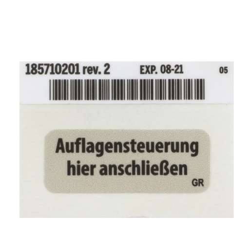 Hillrom Label, Surface Comm, German - 185710201