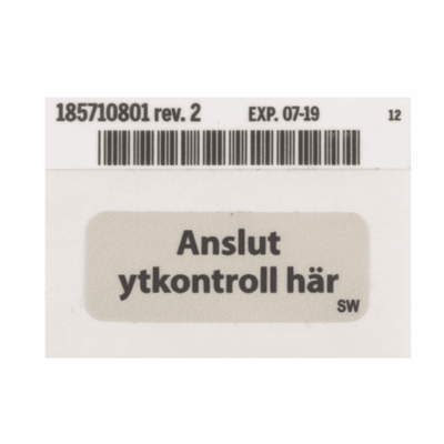 Hillrom Label, Surface Comm, Swedish - 185710801