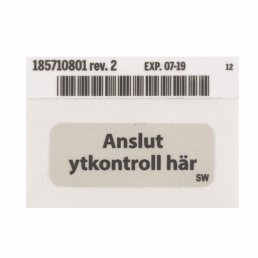 Hillrom Label, Surface Comm, Swedish - 185710801