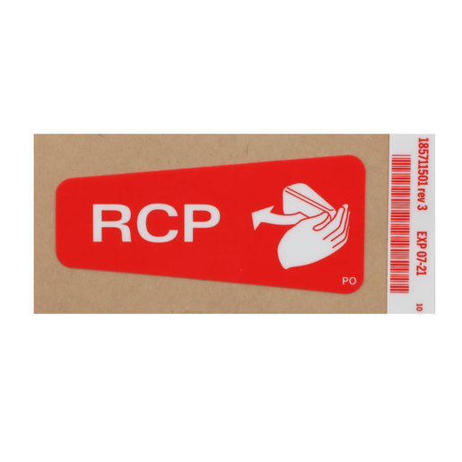 Hillrom Label, CPR Handle, Polish - 185711501