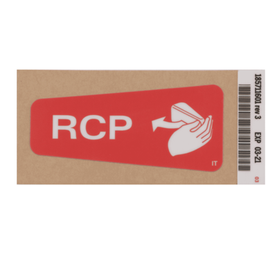 Hillrom Label, CPR Handle, Italian - 185711601