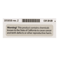 Hillrom Label, Prop 65 - 185858
