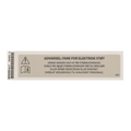 Hillrom Label, Unplug Warning, no - 1867611901