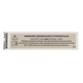 Hillrom Label, Unplug Warning, German - 186761201