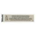 Hillrom Label, Unplug Warning, Polish - 186761501