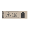 Hillrom Label, Battery Caution - 186763