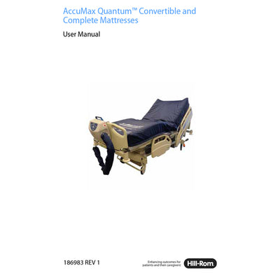 Hillrom User Manual, Accumax Convertible, Complet - 186983