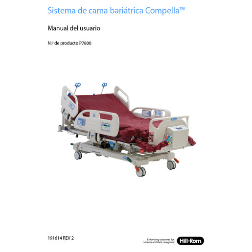 Hillrom User Manual, Compella, Spanish - 191614