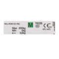 Hillrom Label, English Scale for Older Beds - 193630-00