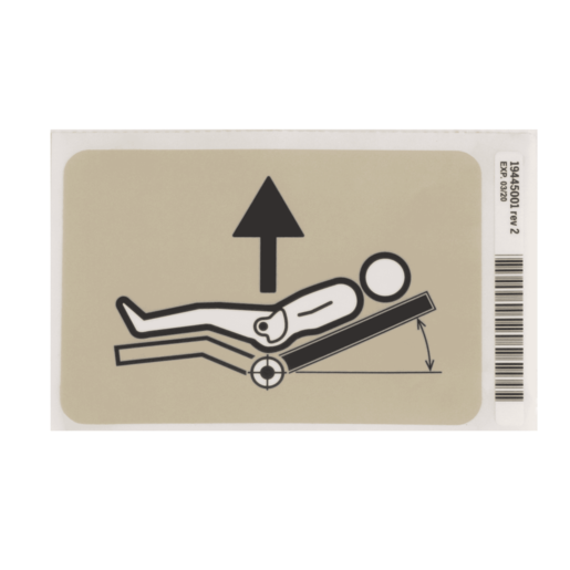 Hillrom Label, Head Pivot - 19445001