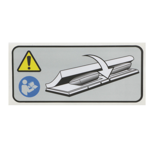 Hillrom Label, Turn Assist Caution - 195885