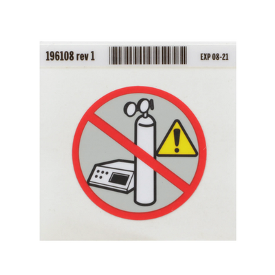 Hillrom No Storage Label - 196108