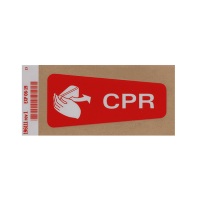Hillrom Label, CPR Lever RH - 196111