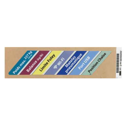 Hillrom Label, FT. Air, USB-Chair, French - 202006301