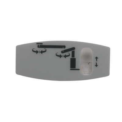 Hillrom Toggle Switch Sticker - 4011611
