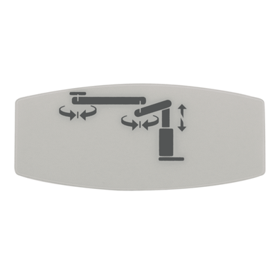 Hillrom Label, Control, Friction only  - 4011613