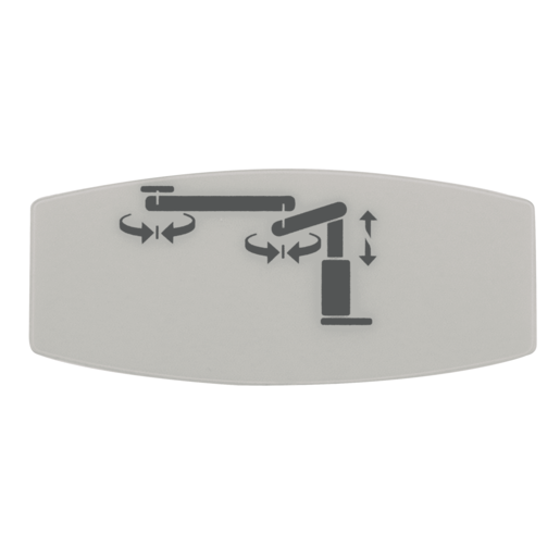 Hillrom Label, Control, Friction only  - 4011613