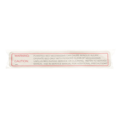Hillrom Label, Warning/Caution - 4169601