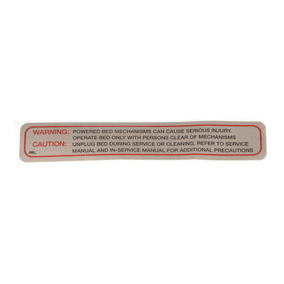 Hillrom Label, Warning/Caution - 4169602