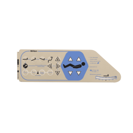 Hillrom Label, TotalCare, Caregiver Ctrl, LH, French - 49101301