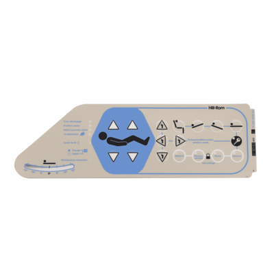 Hillrom Label, TotalCare, Caregiver Ctrl, RH, French - 49101302