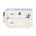 Hillrom Label, TotalCare, Surface Ctrl, English - 49104101