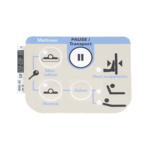 Hillrom Label, TC, Surface Control, English - 49104102