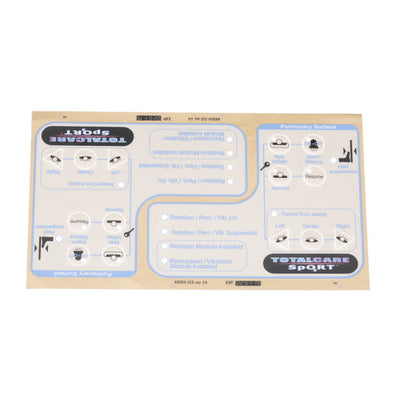 Hillrom Label, TotalCare, Plmnry Hdpan, English - 49104112
