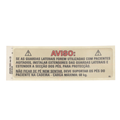 Hillrom Label, TotalCare, Stnd/Sit Caution, Portuguese - 49491501