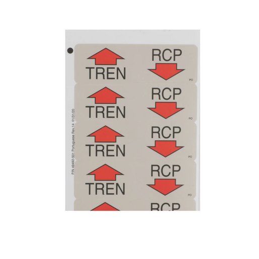 Hillrom Label, TotalCare, CPR/Emer-Trend, Portuguese - 49492501