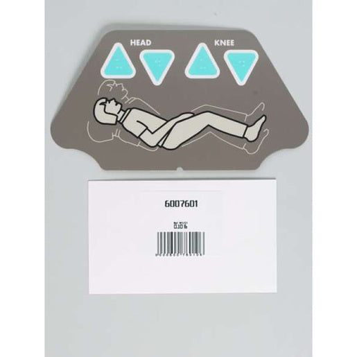 Hillrom Label, Siderail Controller, Inner, LH - 6007601