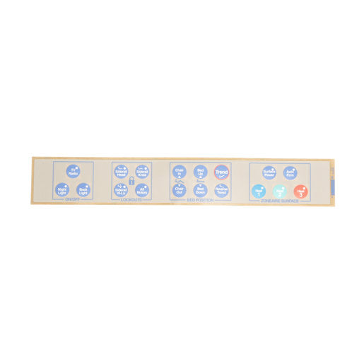 Hillrom Label, Footboard Control - 6342903
