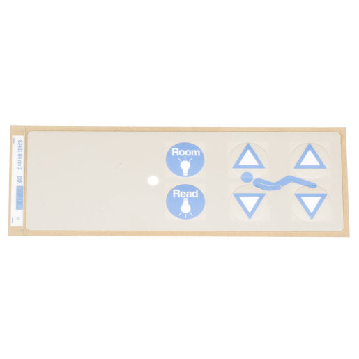 Hillrom Label, Bed Control, LH - 6343104