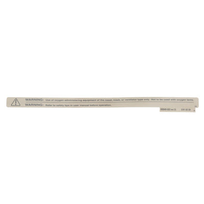 Hillrom Label, TC, Warning, English - 65049102