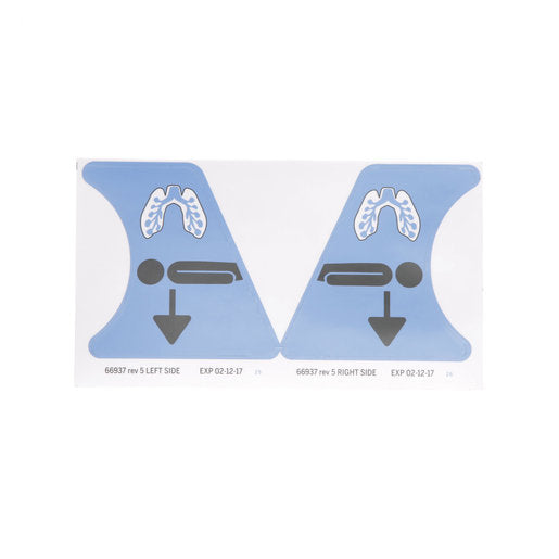 Hillrom Label, Pumonary Shldr Location - 66937