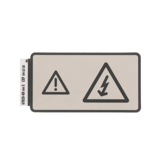 Hillrom Label, Caution, Shock International - 6702000