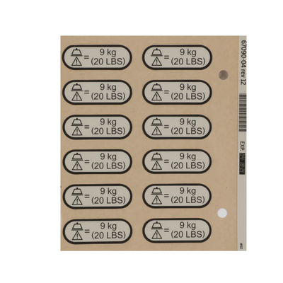 Hillrom Label, Swl Foley Hook - 6709004