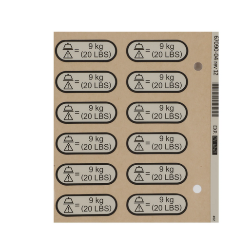 Hillrom Label, Swl Foley Hook - 6709004