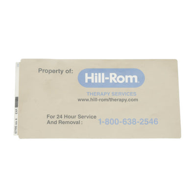 Hillrom Label, Footboard Rental - 67795