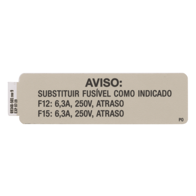 Hillrom Label, TotalCare, Fuse, 230V Bed, Portuguese - 69348501