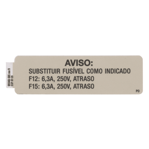 Hillrom Label, TotalCare, Fuse, 230V Bed, Portuguese - 69348501