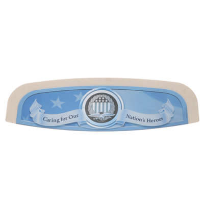 Hillrom Footboard, Patriotic Laminate - 70009PAT