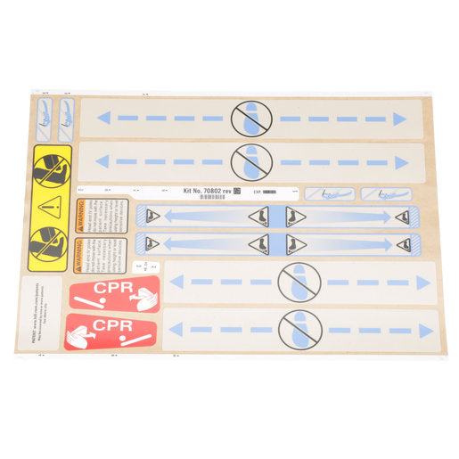 Hillrom Label, Kit, P3200 - 70802