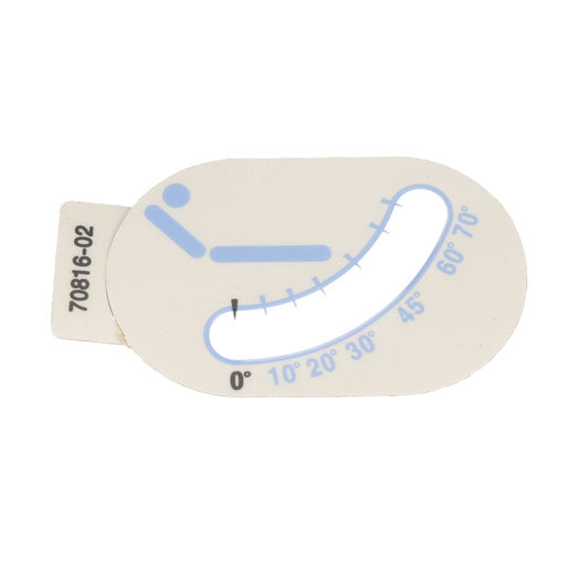 Hillrom Label, Head Elevation, RH - 7081602