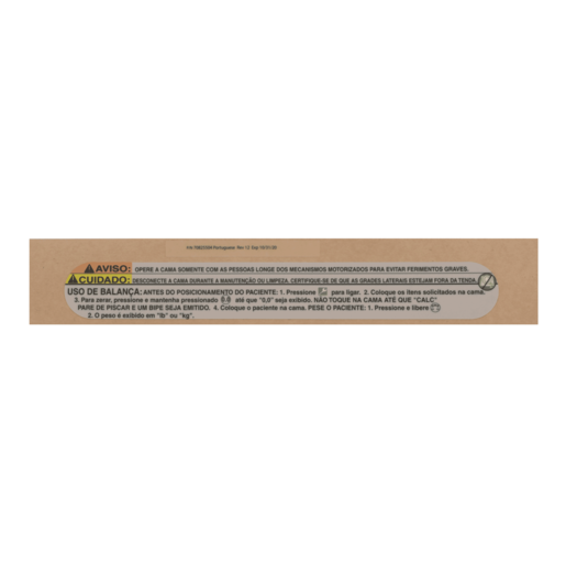 Hillrom Label, Warning, Scale, Polish - 70825504