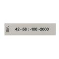 Hillrom OIML Lat/Alt Label, Cent. Eur - 71423